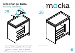 Preview for 14 page of Mocka Alta Change Table Assembly Instructions Manual