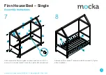 Preview for 5 page of Mocka Finn House Bed - Single Assembly Instructions Manual