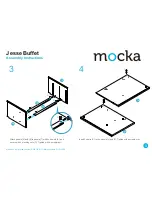 Preview for 3 page of Mocka Jesse Buffet Assembly Instructions Manual