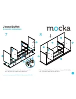 Preview for 5 page of Mocka Jesse Buffet Assembly Instructions Manual