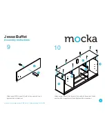 Preview for 6 page of Mocka Jesse Buffet Assembly Instructions Manual