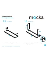 Preview for 9 page of Mocka Jesse Buffet Assembly Instructions Manual