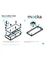 Preview for 4 page of Mocka Nava Coffee Table Assembly Instructions