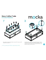 Preview for 5 page of Mocka Nava Coffee Table Assembly Instructions