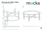 Preview for 3 page of Mocka Savannah Coffee Table Assembly Instructions