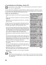 Preview for 44 page of ModelCraft FS-T6 Operating Instructions Manual