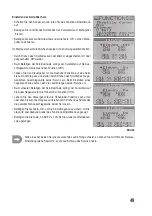 Preview for 49 page of ModelCraft FS-T6 Operating Instructions Manual