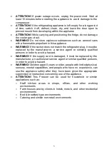 Preview for 5 page of Modena Conserva Series User Manual Book