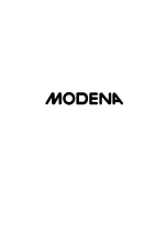 Preview for 9 page of Modena CR 1001G Manual