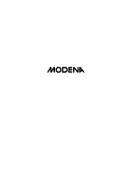 Preview for 14 page of Modena RX 9503 Manual