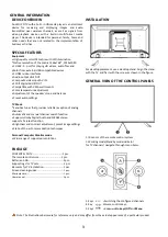 Preview for 4 page of Modena TV 3213 LAX User Manual