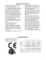 Preview for 3 page of Modern Flames Ambiance CLX Electric AL100CLX Safety Information And Operations Manual