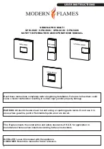 Preview for 2 page of Modern Flames Sedona Pro multi Series Installation & Owner'S Manual