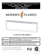 Modern Flames SPS-100B-AU Owner'S Manual preview