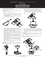 Preview for 2 page of Modern Forms Smart Fans XF-SCK Installation Instructions