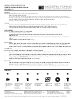 Preview for 1 page of Modern Forms WS-W81619 Installation Instruction