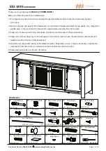 Preview for 1 page of modway Bennington EEI-3490 Manual