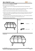 Preview for 1 page of modway Bestow EEI-2734 Manual