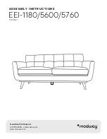 Preview for 1 page of modway EEI-1180 Assembly Instructions