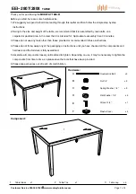 Preview for 1 page of modway EEI–2807 Manual