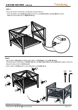 Preview for 2 page of modway EEI-3425-NAT-WHI Quick Start Manual