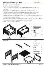 Preview for 1 page of modway EEI-3683 Series Manual