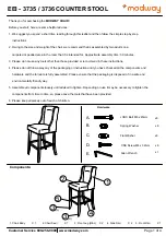 Preview for 1 page of modway EEI - 3735 Quick Start Manual