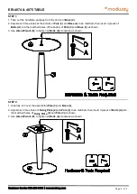 Preview for 2 page of modway EEI-4074 Assembly Instructions