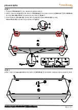 Preview for 2 page of modway EEI-4410 Quick Manual