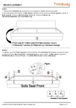 Preview for 2 page of modway EEI-4633 LOVESEAT Quick Start Manual