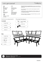 Preview for 2 page of modway EEI−4658-GRY-GRY Assembly Instructions Manual