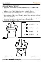 Preview for 1 page of modway EEI-4679 Manual