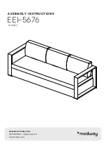 Preview for 1 page of modway EEI-5676 Assembly Instructions