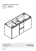 Preview for 1 page of modway EEI-5883 Assembly Instructions Manual