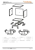 Preview for 2 page of modway Hiro CH2 MOD-6073 Assembly Instructions Manual