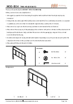 Preview for 1 page of modway MOD-5534 Manual