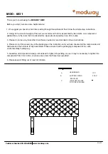 modway MOD-6031 Assembly Instruction preview