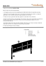 Preview for 1 page of modway MOD-6199 Assembly Instructions