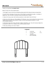 modway MOD-6206 Assembly Instructions preview