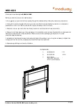 modway MOD-6220 Manual preview