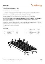 Preview for 1 page of modway MOD-6228 Quick Start Manual