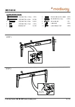 Preview for 2 page of modway MOD-6244 Quick Start Manual