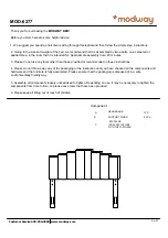 Preview for 1 page of modway MOD-6277 Quick Start Manual