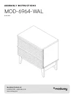 Preview for 1 page of modway MOD-6964-WAL Assembly Instructions Manual