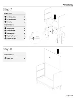 Preview for 6 page of modway MOD-6964-WAL Assembly Instructions Manual