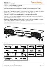 Preview for 1 page of modway Render EEI-3303-WAL-WAL Manual