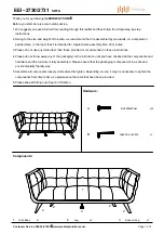 Preview for 1 page of modway Sofa EEI-2730 Assembly Instruction