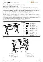 Preview for 1 page of modway STASIS EEI-1181 Manual