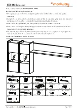 Preview for 1 page of modway Visionary EEI-3436 Manual