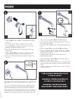 Preview for 6 page of Moen Align WT391 Manual